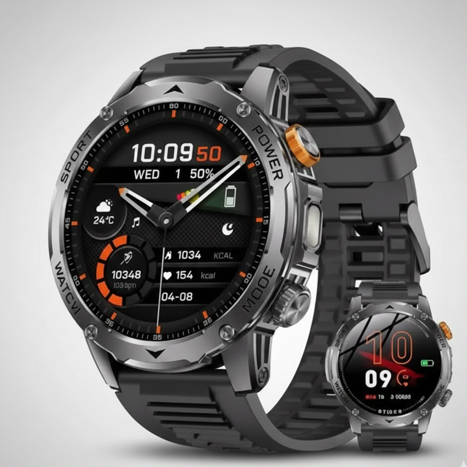 Smartwatch – Potência, Estilo e Autonomia Extra Longa