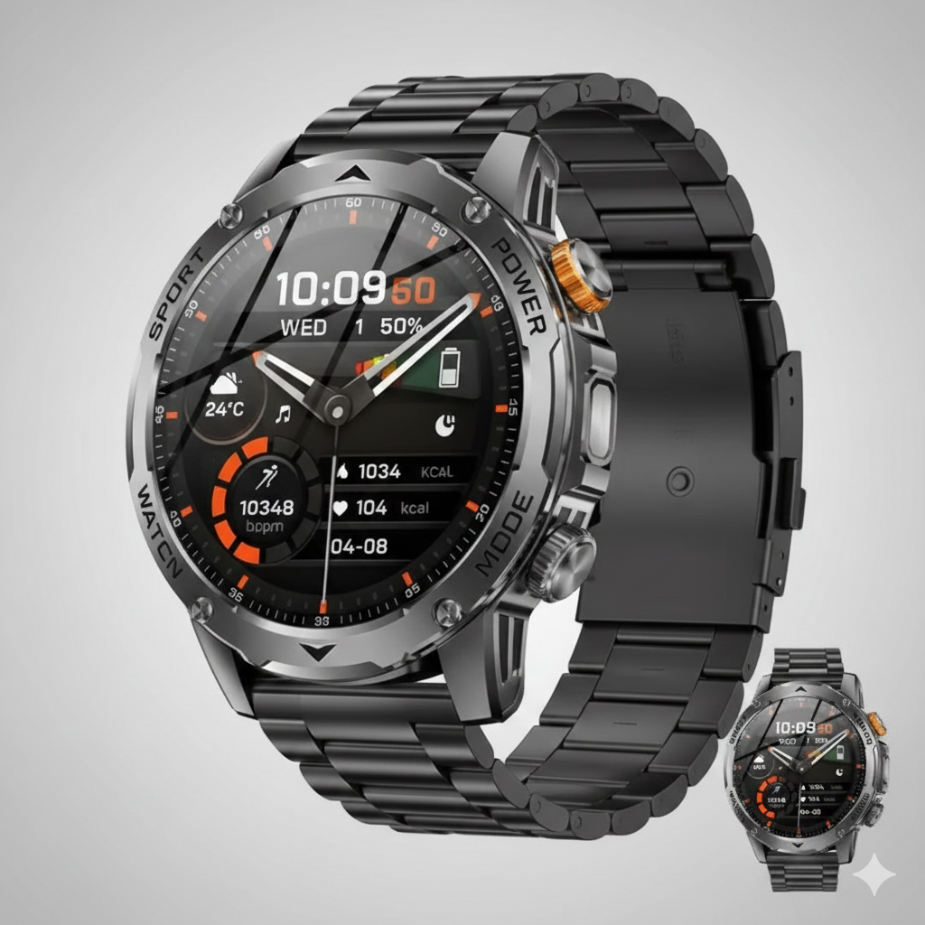 Smartwatch – Potência, Estilo e Autonomia Extra Longa