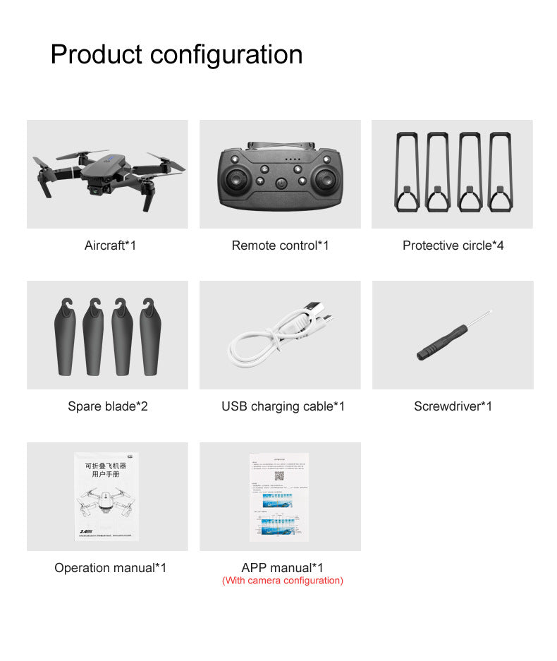 Drone com Câmara Dupla e Fluxo Óptico – Ideal para Iniciantes