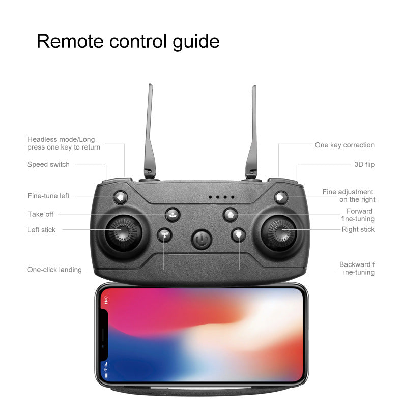 Drone com Câmara Dupla e Fluxo Óptico – Ideal para Iniciantes