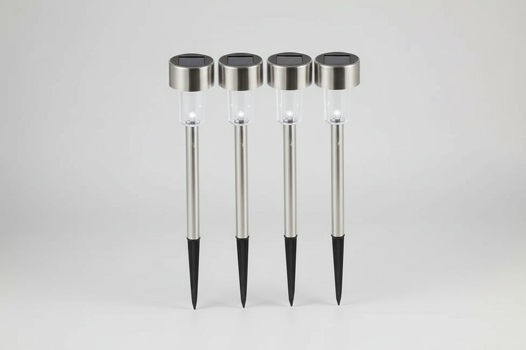 Luz solar externa para jardim, à prova d'água, com LED.