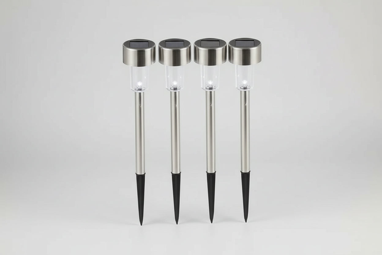 Luz solar externa para jardim, à prova d'água, com LED.