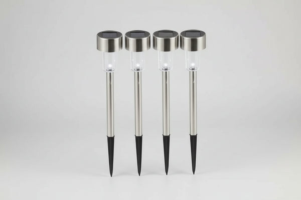 Luz solar externa para jardim, à prova d'água, com LED.