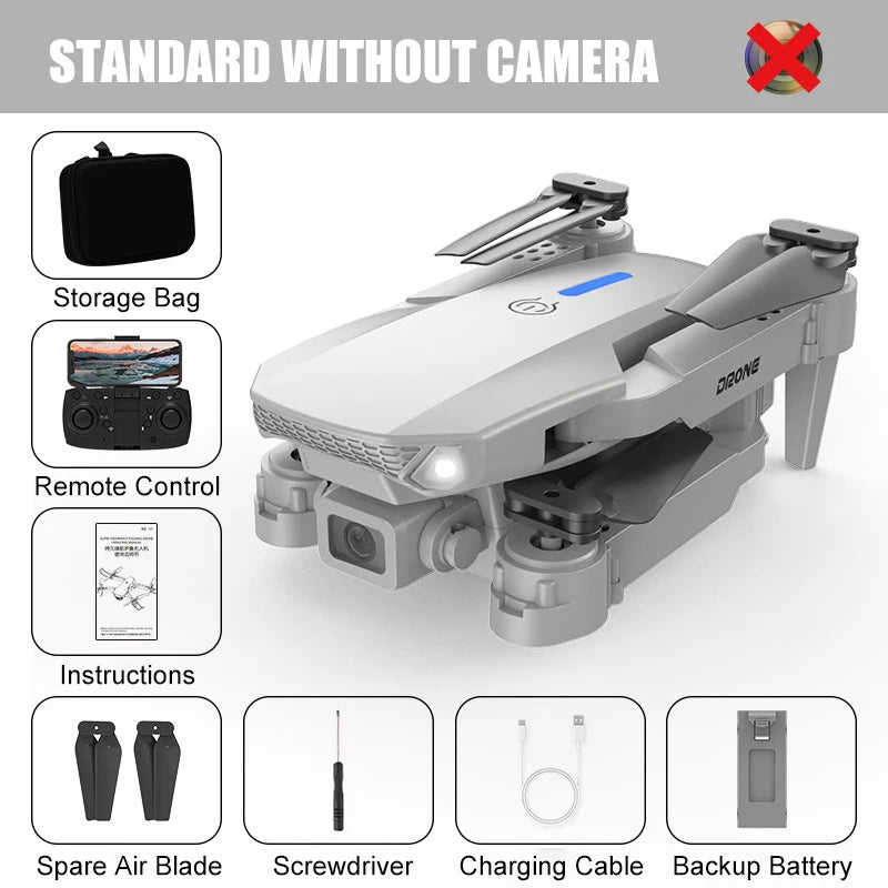 Drone com Câmara Dupla e Fluxo Óptico – Ideal para Iniciantes