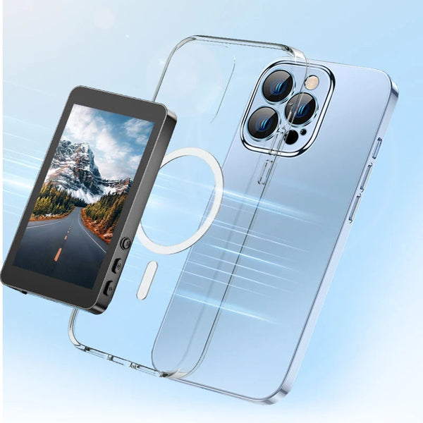 Monitor Selfie Magnético para Telemóvel com Bluetooth – Ideal para Vlog, Lives e Vídeos