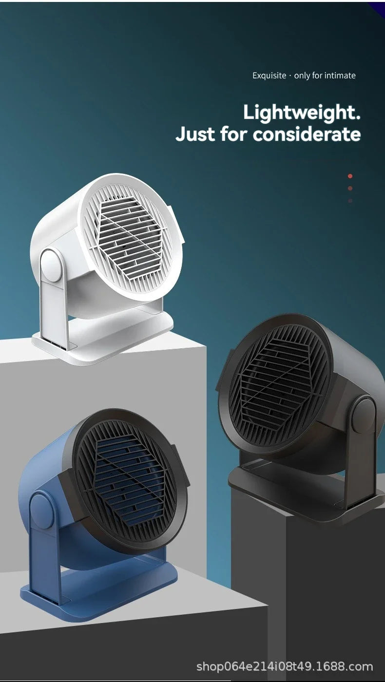 Aquecedor elétrico compacto para aquecimento e resfriamento.