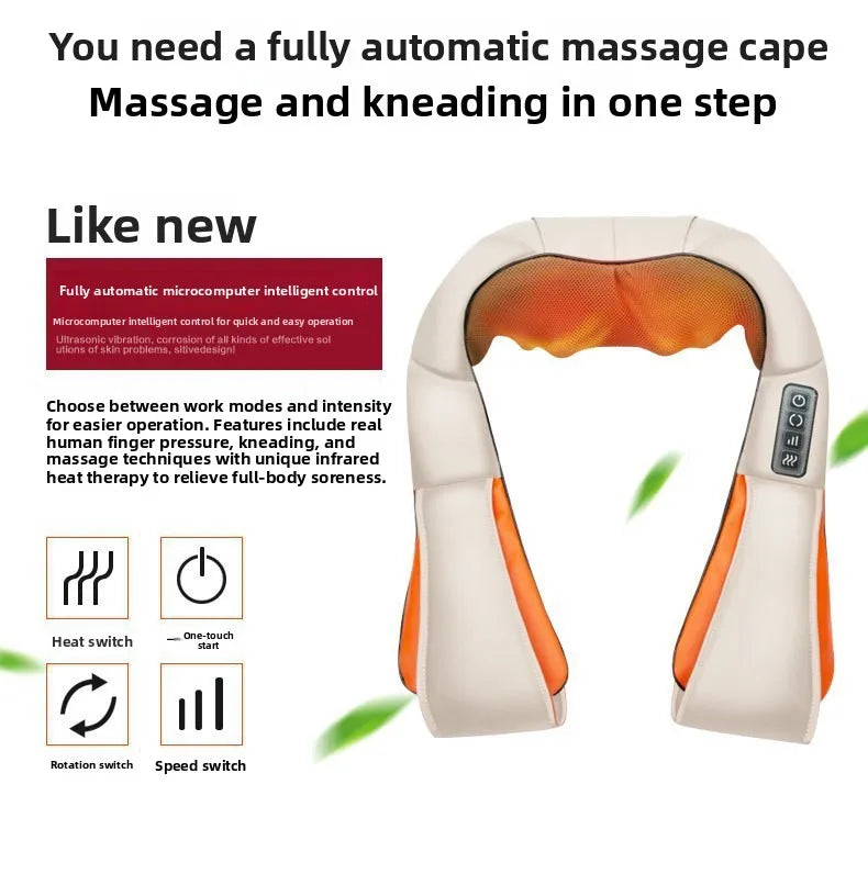 Massageador Eléctrico Inteligente para Pescoço e Ombros