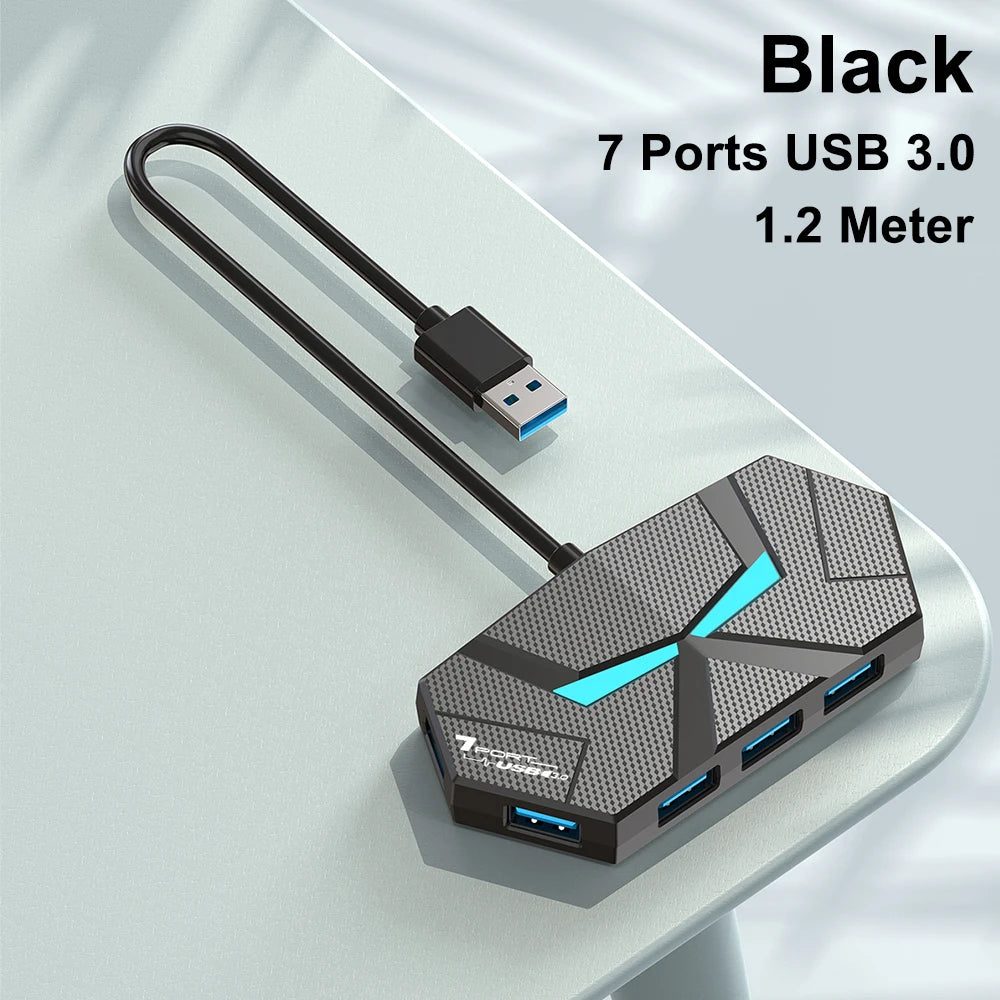 Hub USB 3.0 de até 7 Portas – Alta Velocidade