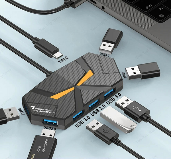Hub USB 3.0 de até 7 Portas – Alta Velocidade
