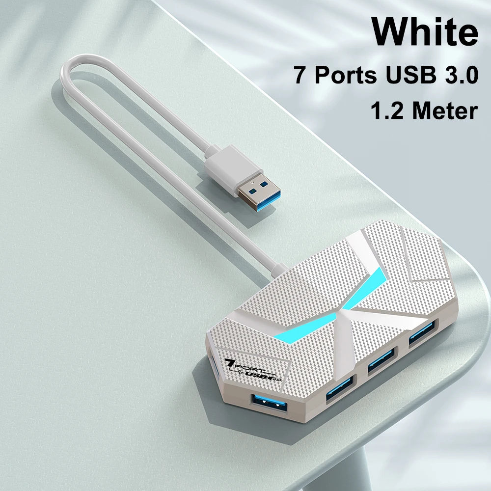 Hub USB 3.0 de até 7 Portas – Alta Velocidade