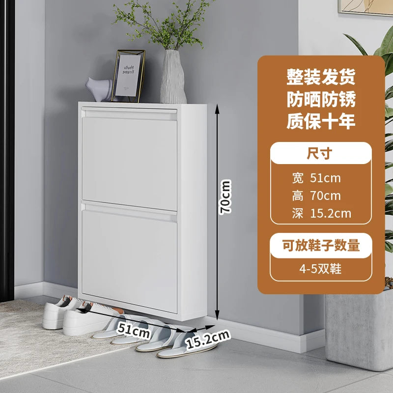 Sapateira com Portas Basculantes – Design Compacto e Moderno