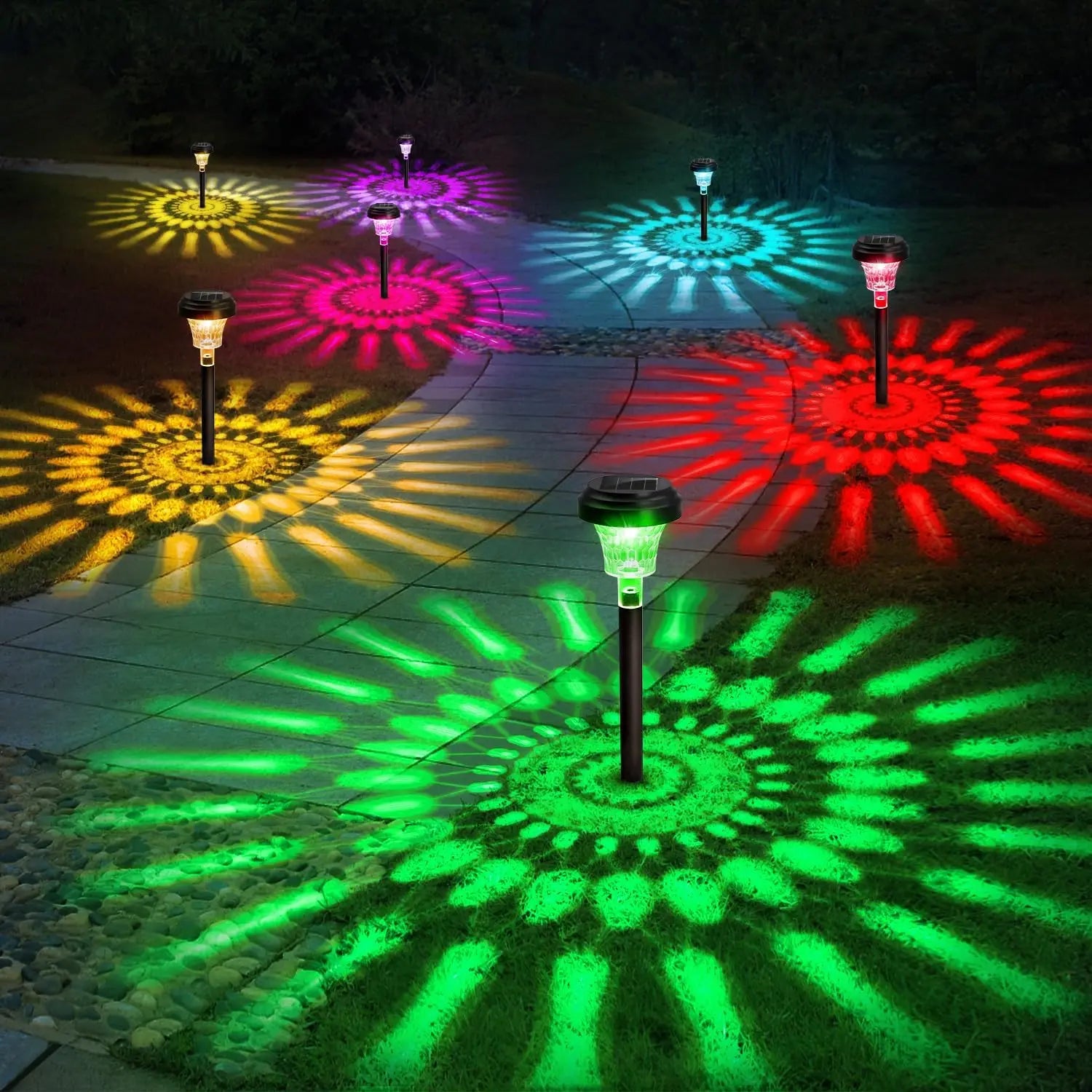 Luminárias Solares de Jardim  – Ilumine Caminhos com Estilo
