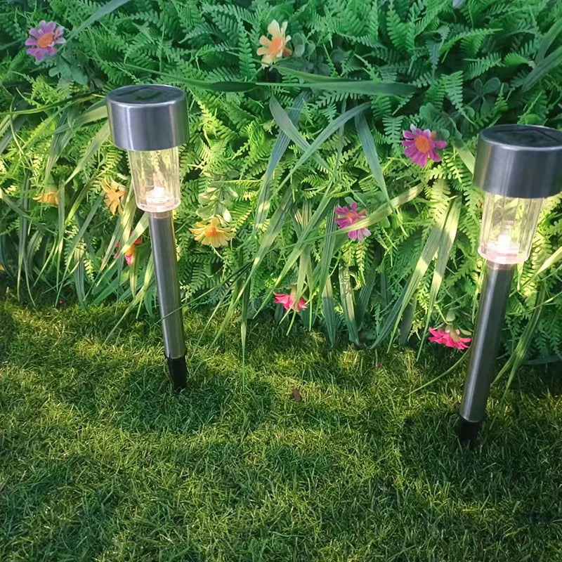 Luminária solar externa para jardim, à prova d'água.