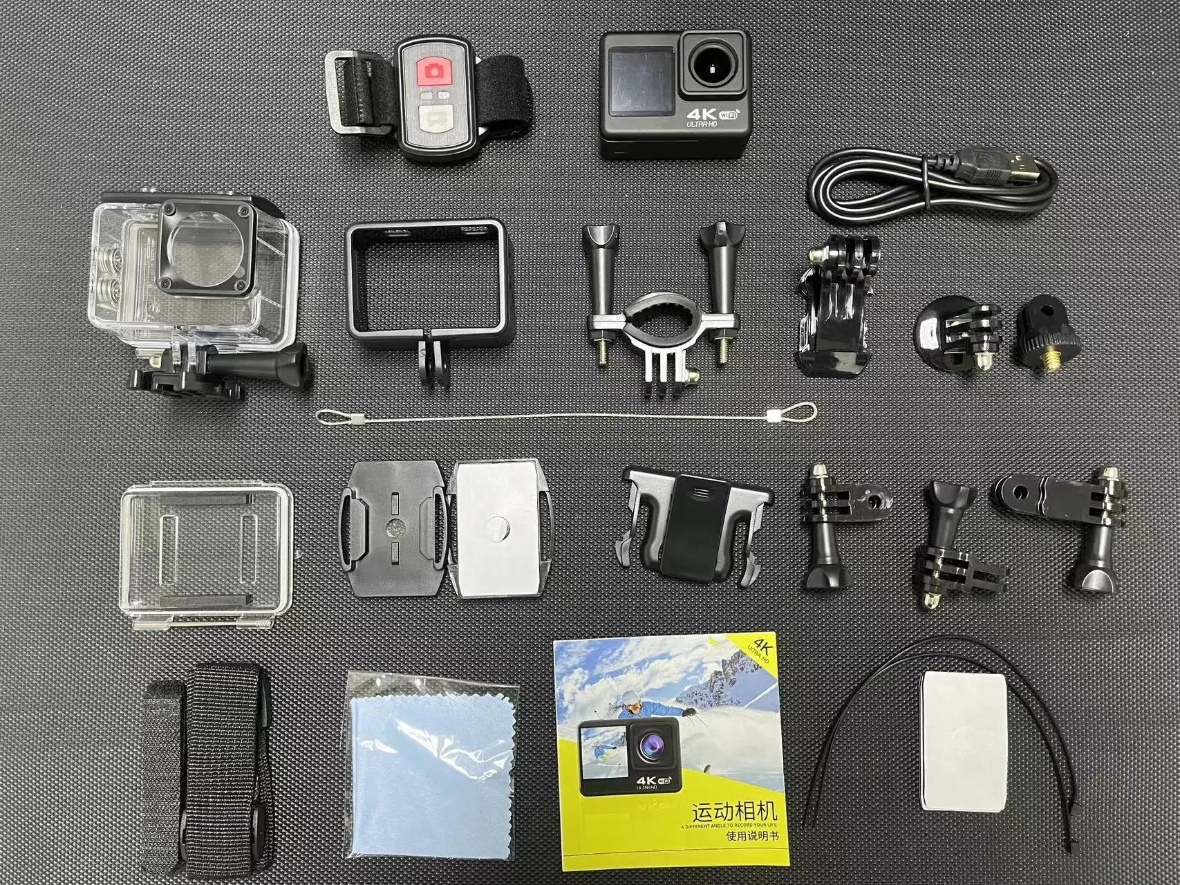 Câmara de Ação Ultra HD 4K – Desportos, Aventura e Gravação Subaquática