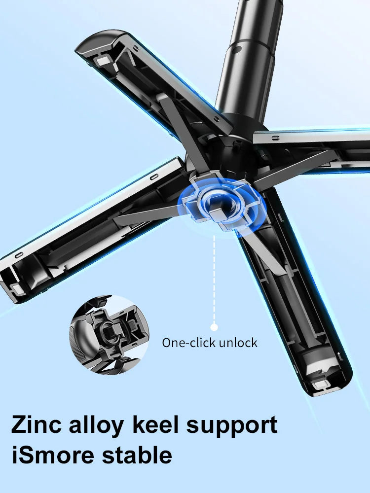 Tripé e Comando Bluetooth Recarregável