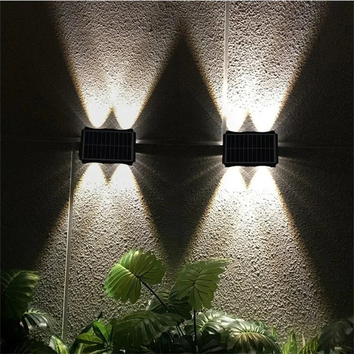 Candeeiro Solar de Parede LED para Exterior – Iluminação Decorativa