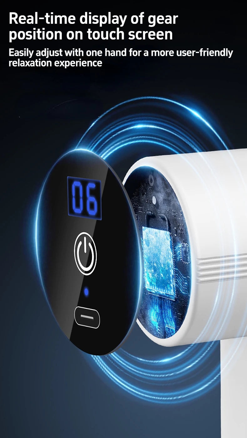 Pistola de Massagem Elétrica