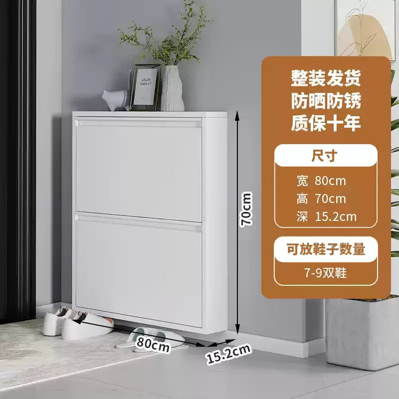 Sapateira com Portas Basculantes – Design Compacto e Moderno