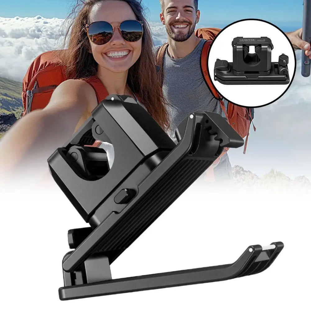 Clipe para mochila para câmera de selfie estilo bastão esportivo, compatível com Insta360/DJI